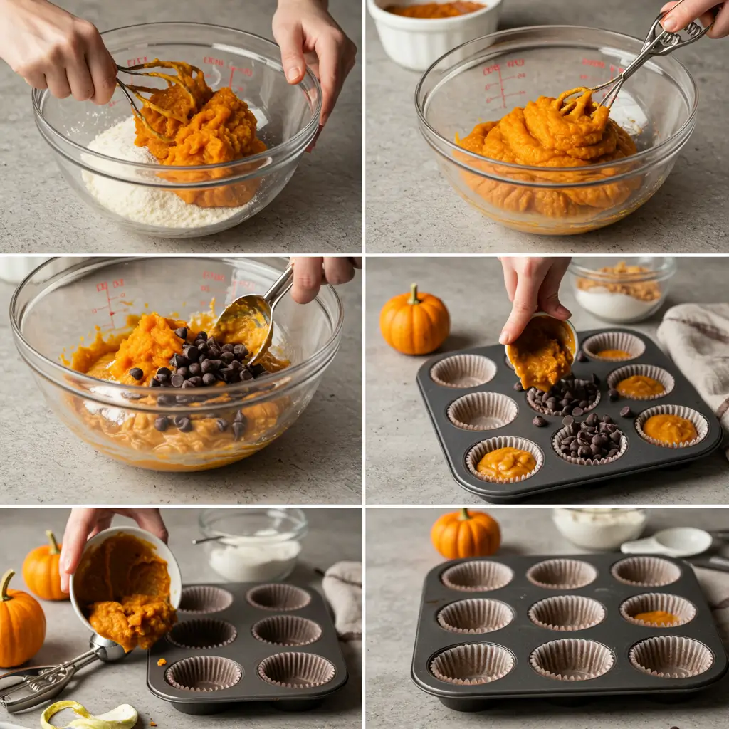 Recipe Table: Perfect Pumpkin Chocolate Chip Muffins
IngredientAmountNotesAll-purpose flour2 cupsSift for best resultsBaking soda1 tspFresh for optimal riseBaking powder1/2 tspCheck expiration dateSalt1/2 tspSea salt preferredCinnamon1 tspFresh ground recommendedNutmeg1/4 tspFreshly grated if possibleGinger1/4 tspGround, not freshCloves1/8 tspUse sparinglyVegetable oil1/2 cupOr melted butterEggs2 largeRoom temperatureSugar1 1/4 cupsGranulated whitePumpkin puree1 can (15 oz)100% pure pumpkinWater1/3 cupRoom temperatureChocolate chips1 cupSemi-sweet or dark