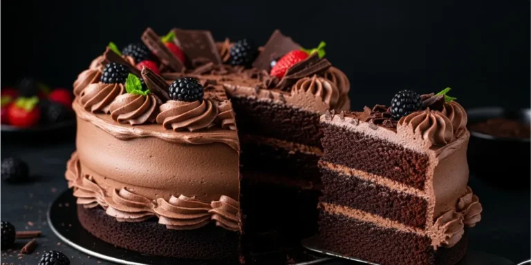 best moist chocolate cake recipe with rich chocolate frosting