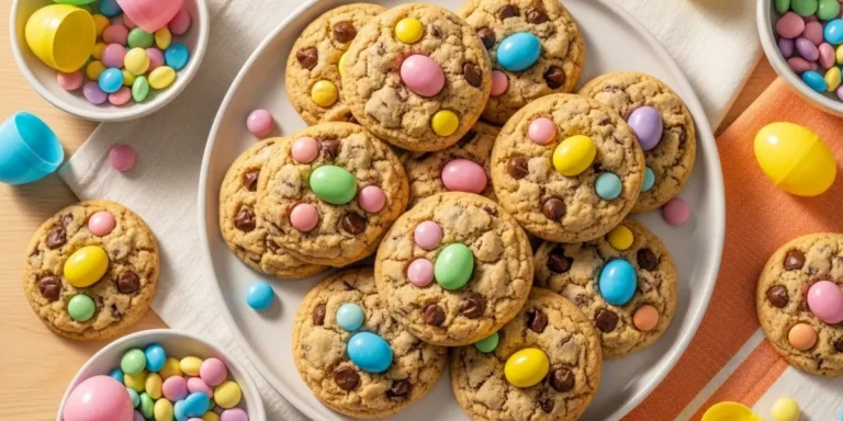 Spring Cookies on a pastel dessert table